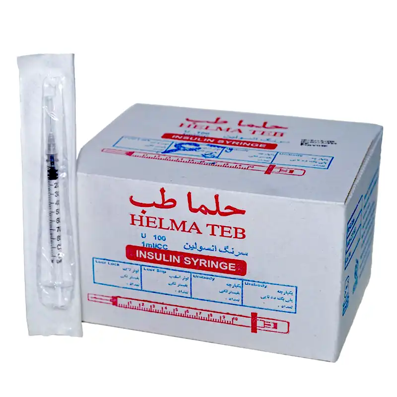 سرنگ انسولین لوئر اسلیپ حلما طب ۶۰ عددی