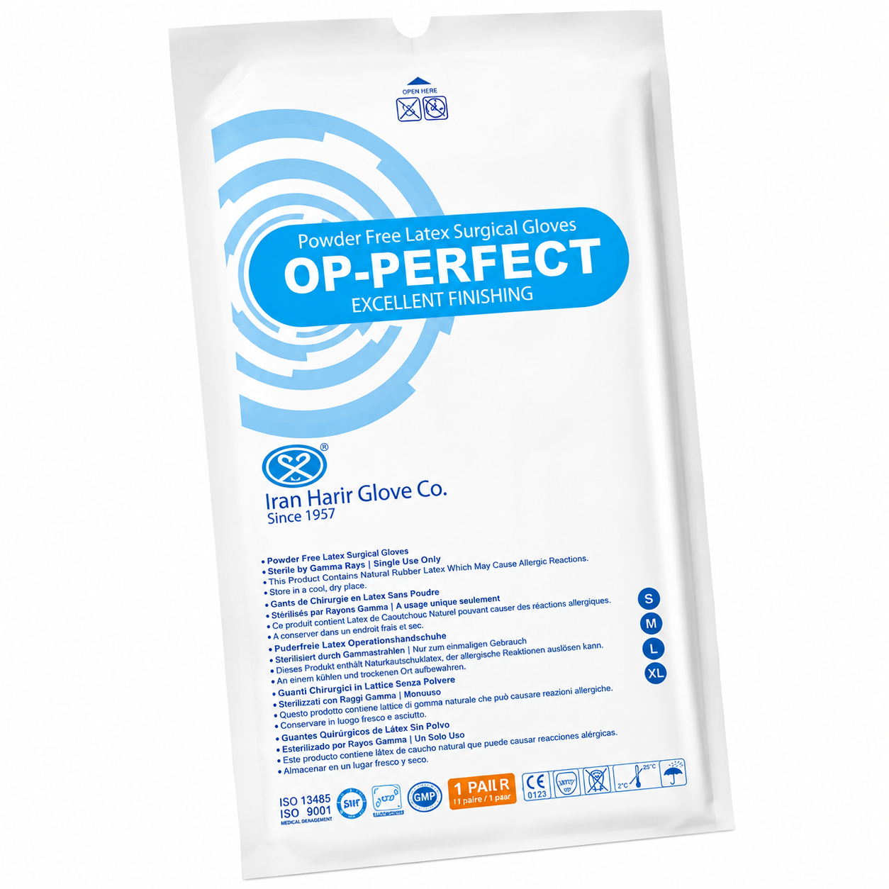 دستکش جراحی  حریر (OPPERFECT) ۵۰ جفت