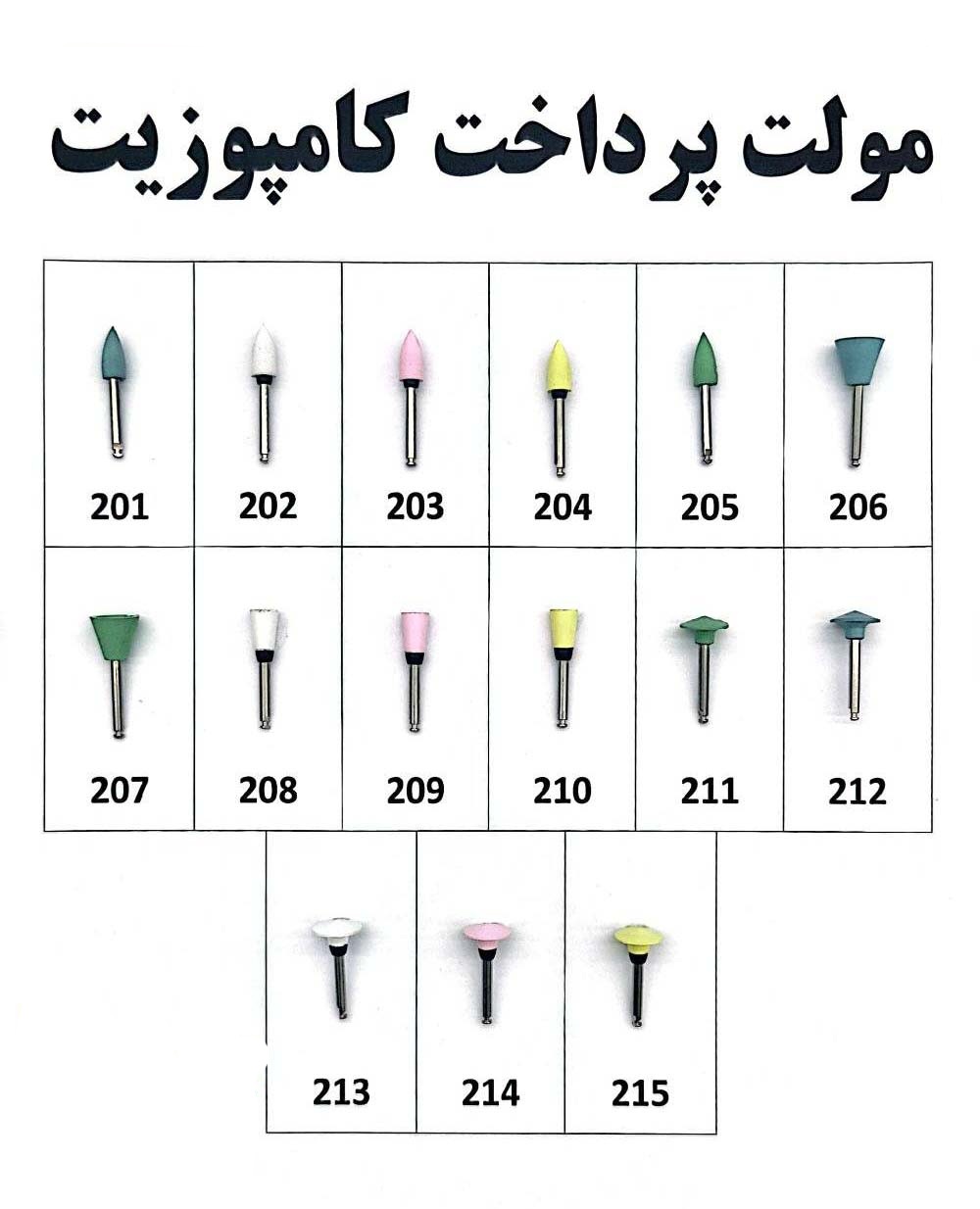 مولت پرداخت کامپوزیت درجه یک 